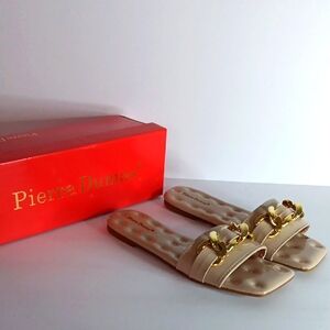 Pierre Dumas Women's Beige Sandals